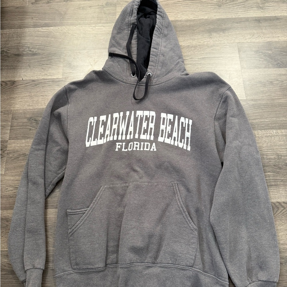 Fruit of the Loom Gray Clearwater Beach Hoodie